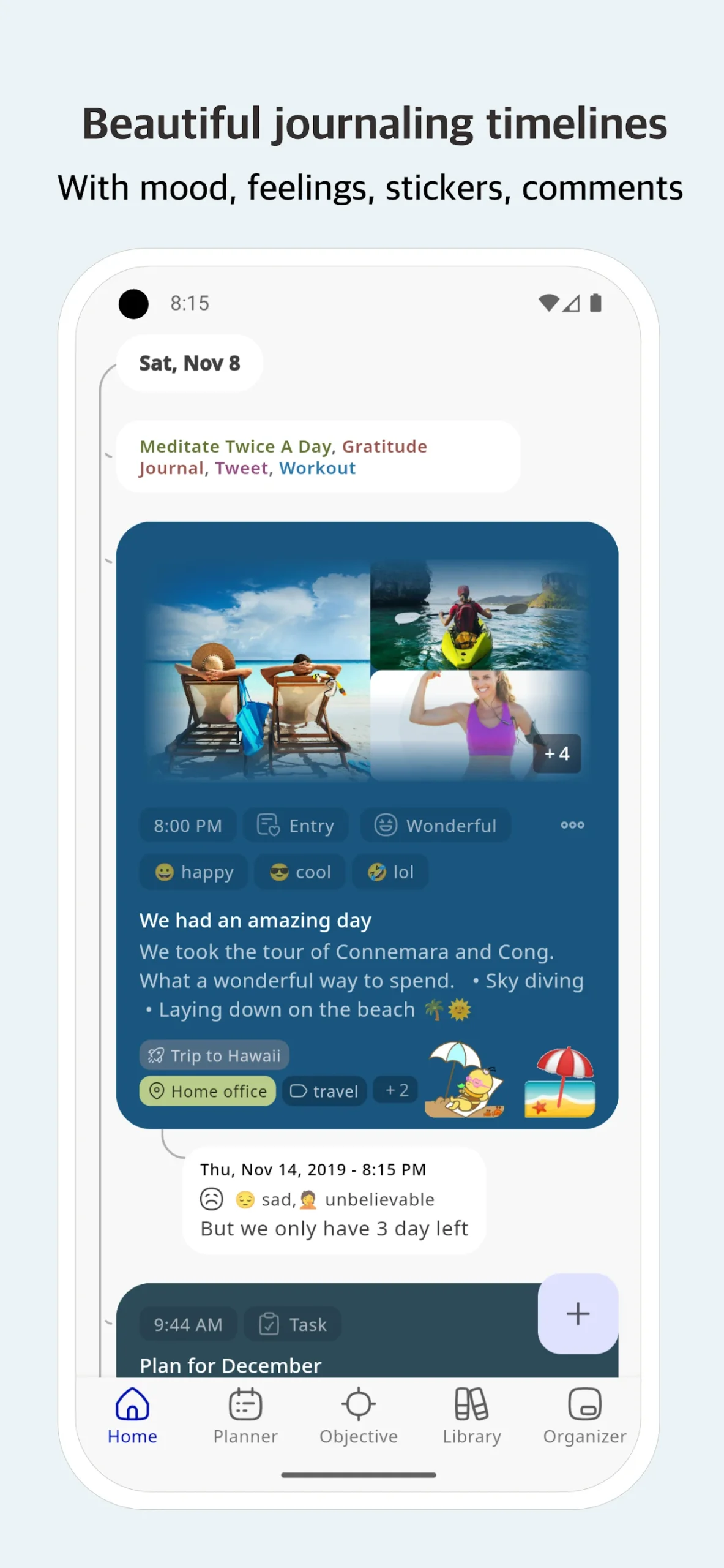 LiveIt Journal, Planner, Notes screenshot 5