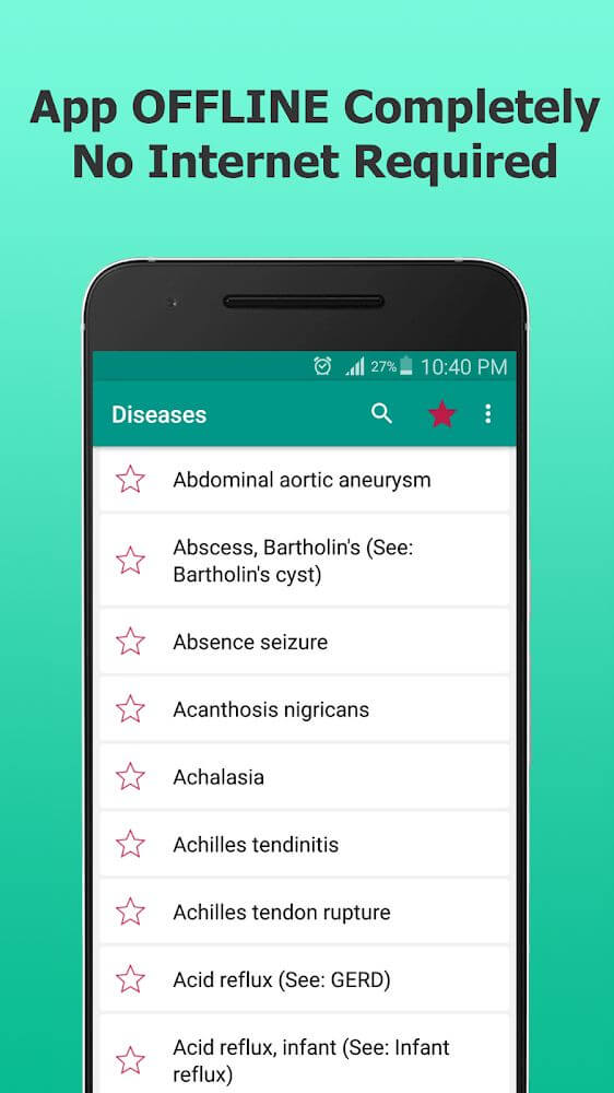 Diseases Dictionary screenshot 6