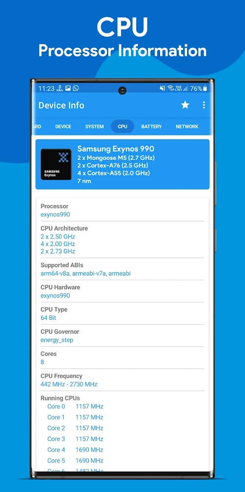 Device Info screenshot 4