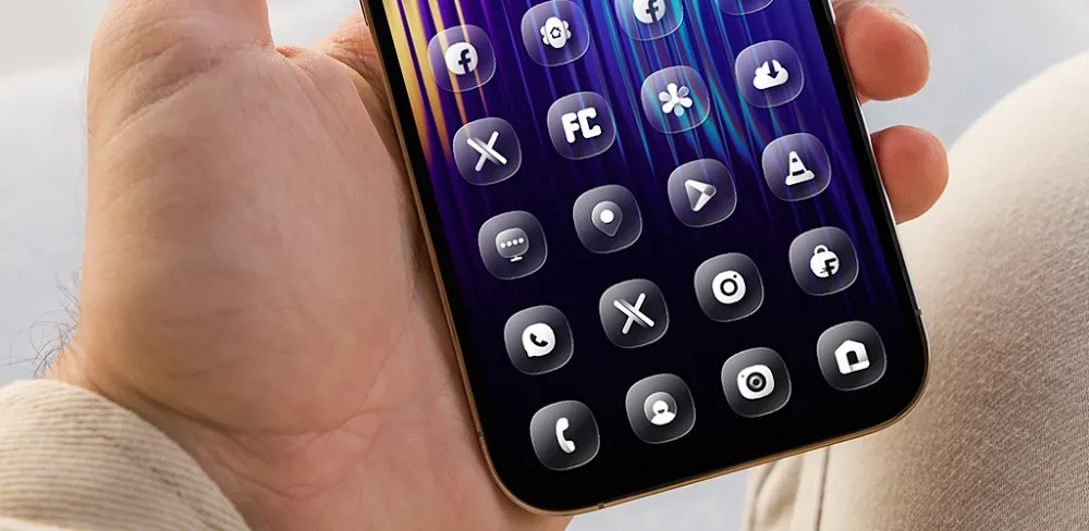 One UI Glass IconPack screenshot 1