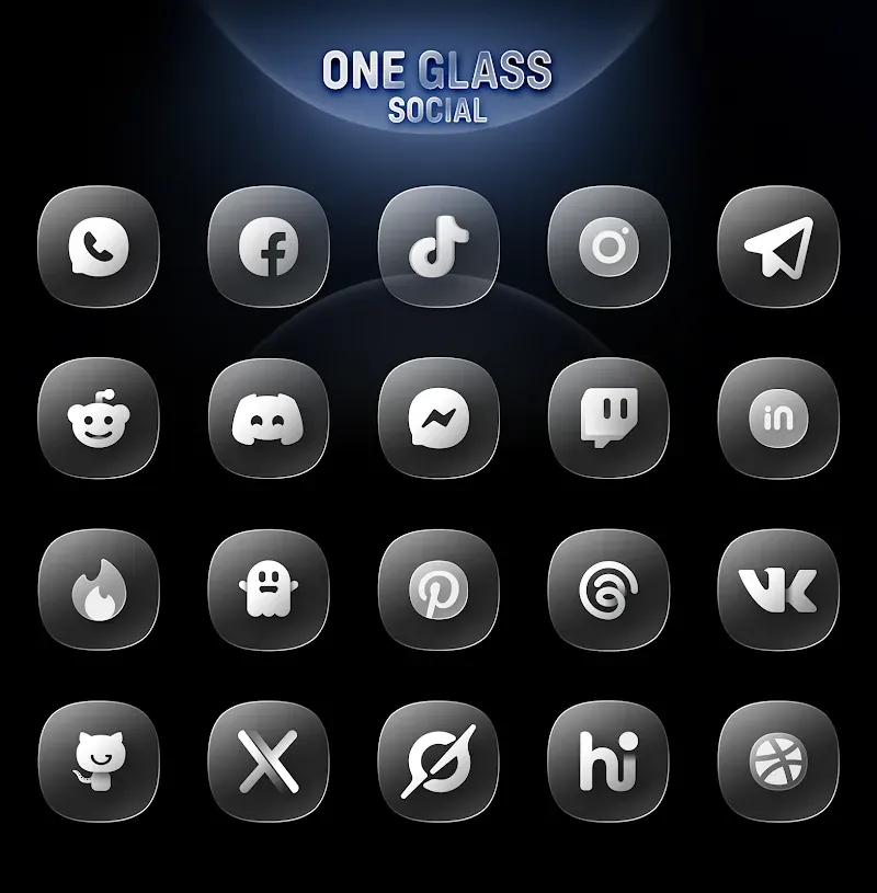 One UI Glass IconPack screenshot 5