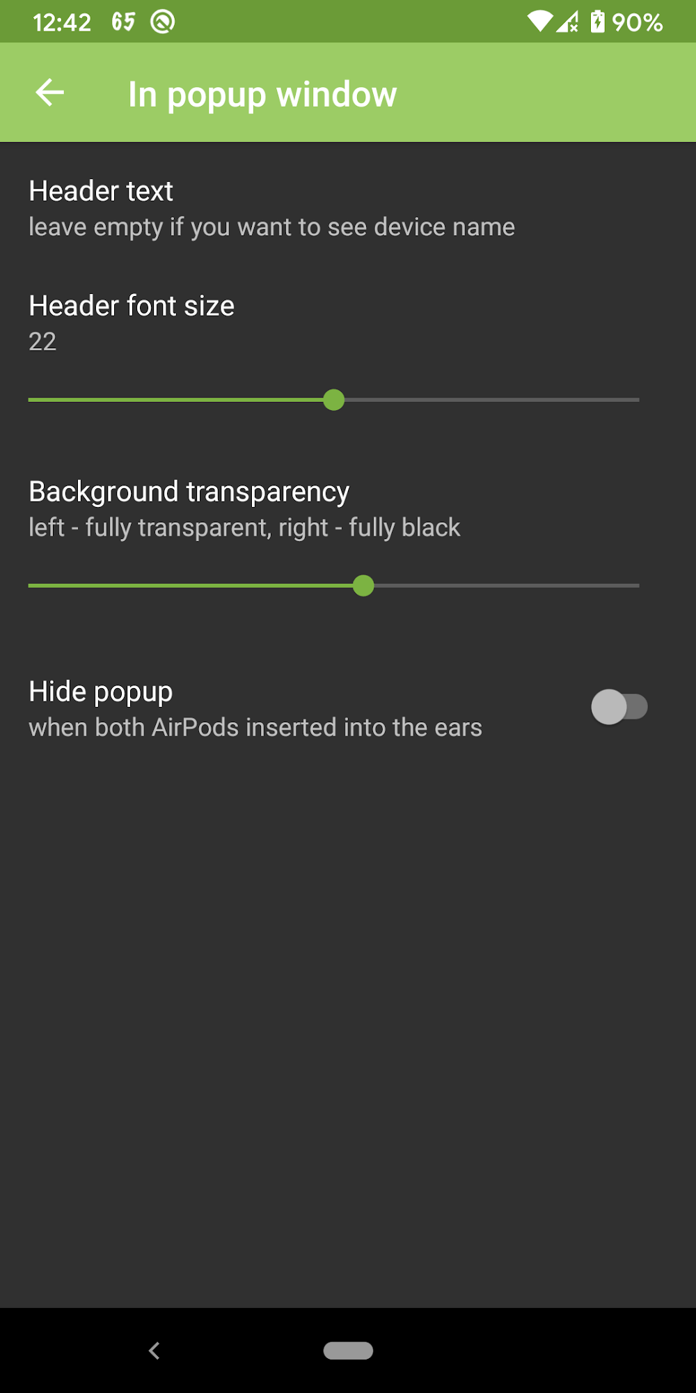 AndroPods screenshot 7