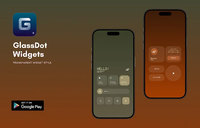 GlassDot Widgets For KWGT screenshot 5