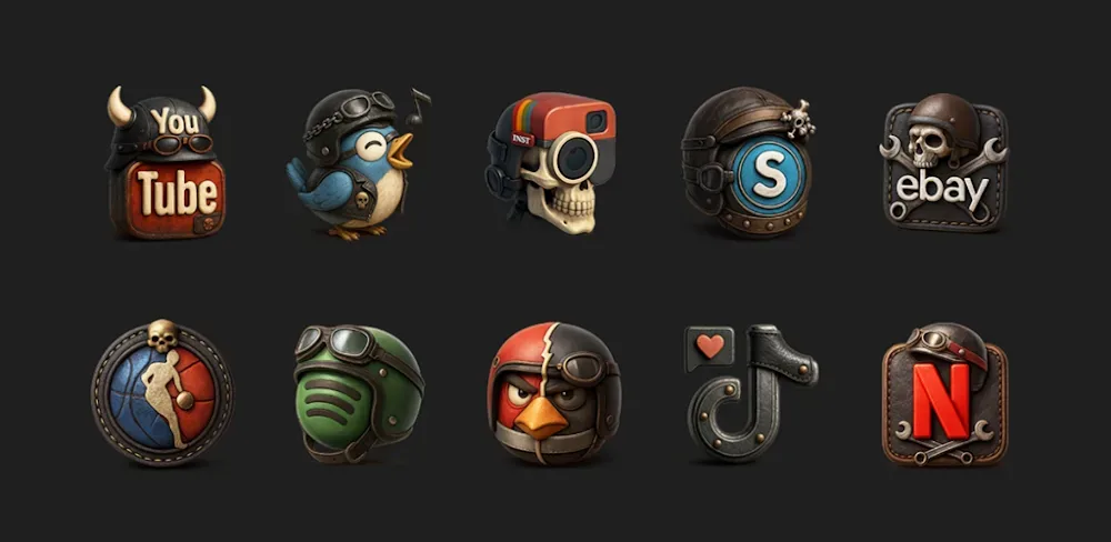 Bikerz - Icon Pack screenshot 1