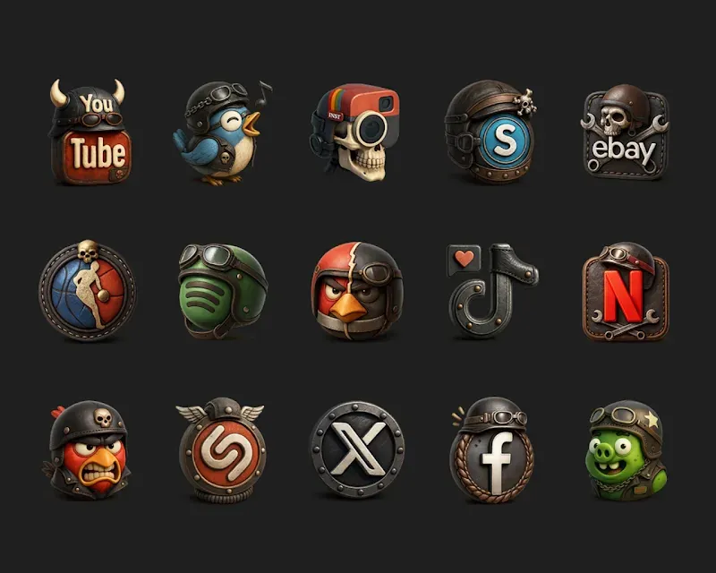 Bikerz - Icon Pack screenshot 2