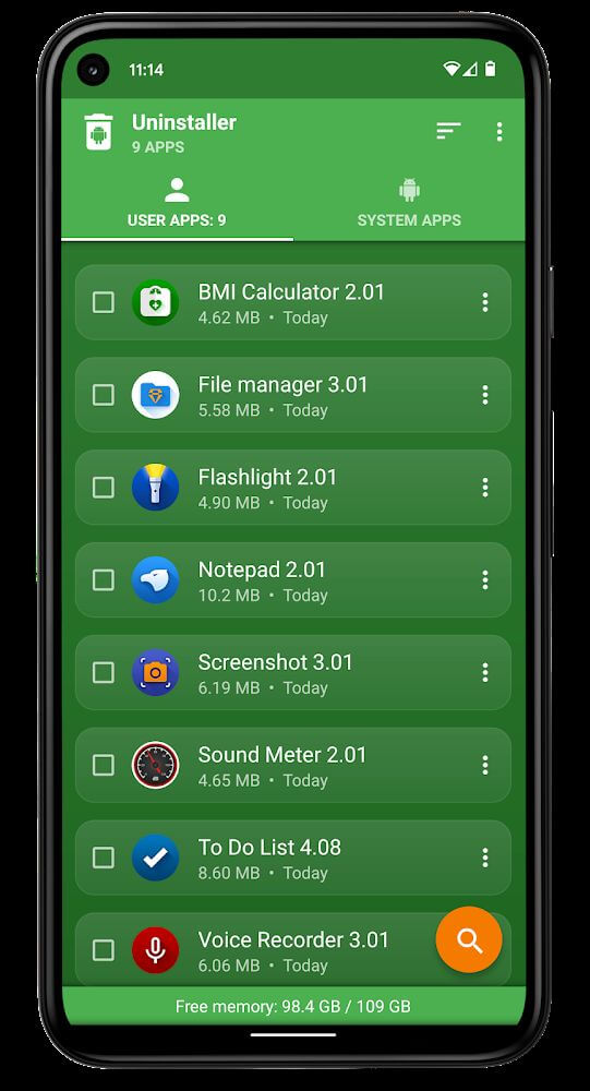 Uninstaller screenshot 2
