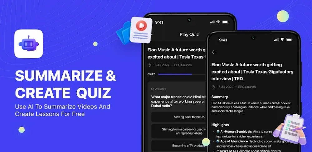 Summarify: AI Video Summarizer screenshot 1