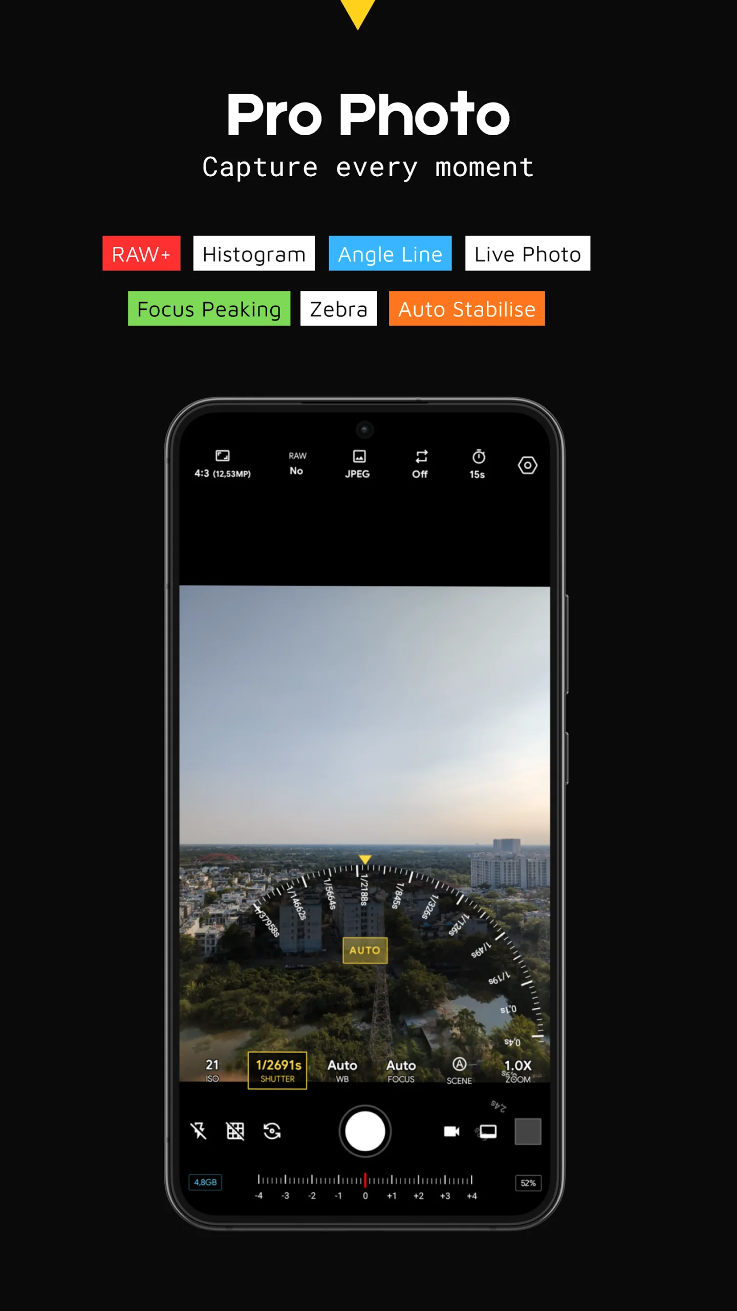 AuraRAW – Pro Manual Camera screenshot 3