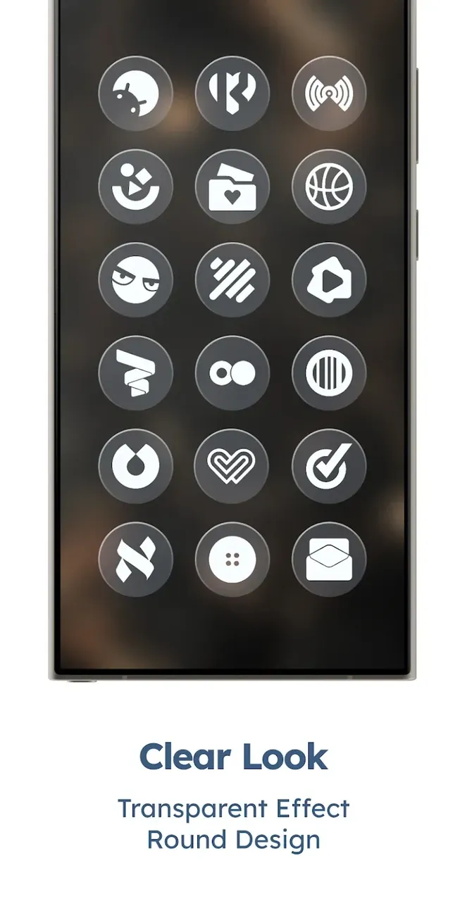 Glassy Round OS Icon Pack screenshot 4