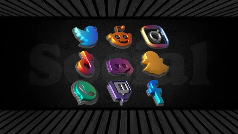 Auric Dark 3D Icon Pack screenshot 4