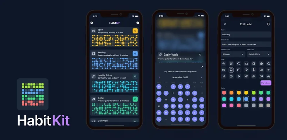 HabitKit screenshot 1