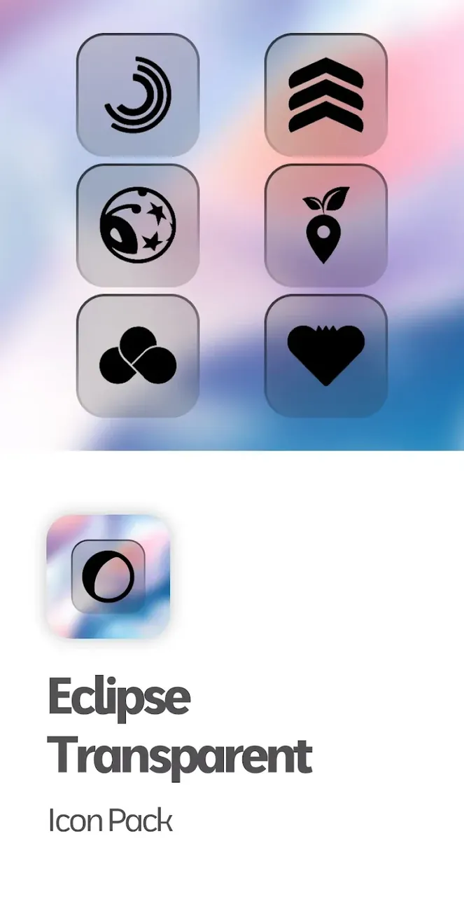 Eclipse Transparent Icon Pack screenshot 2