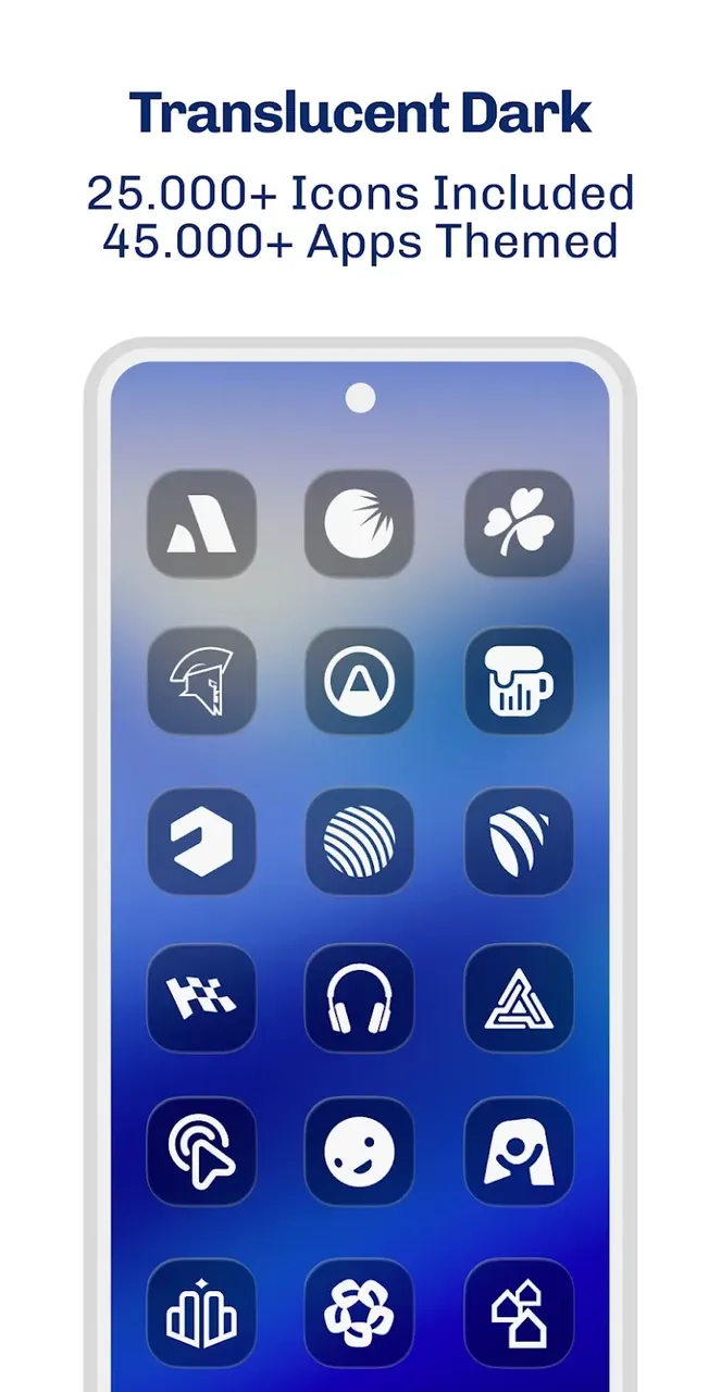iGlass Dark OS 26 Icon Pack screenshot 3
