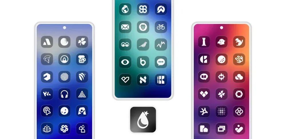 iGlass Dark OS 26 Icon Pack screenshot 1