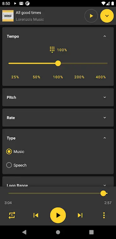 Reverse Music Player screenshot 4