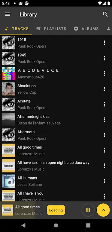 Reverse Music Player screenshot 2