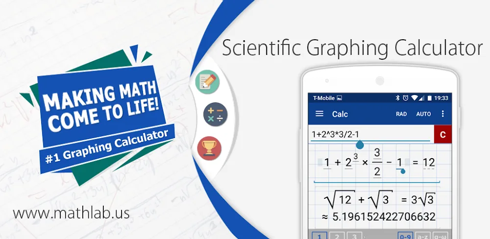 Graphing Calculator by Mathlab screenshot 1