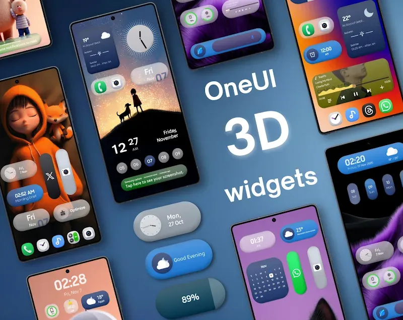 OneUI 3D Widgets screenshot 6