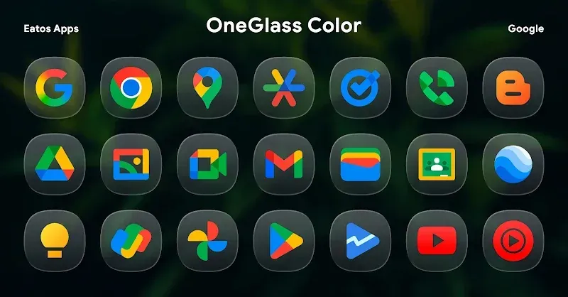 OneGlass 8 (Color) - Icon Pack screenshot 3