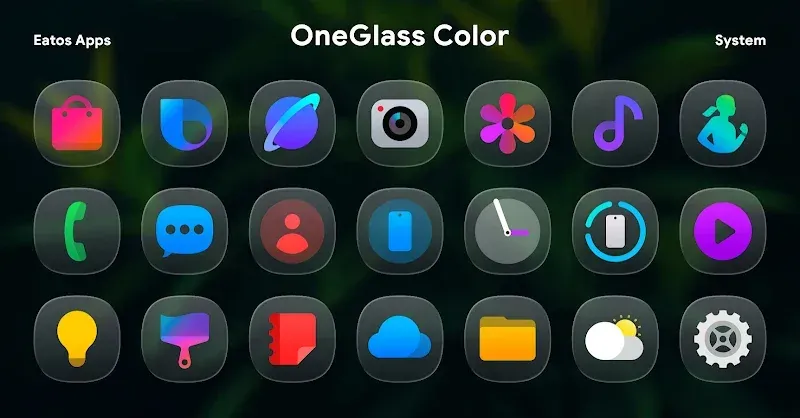 OneGlass 8 (Color) - Icon Pack screenshot 5