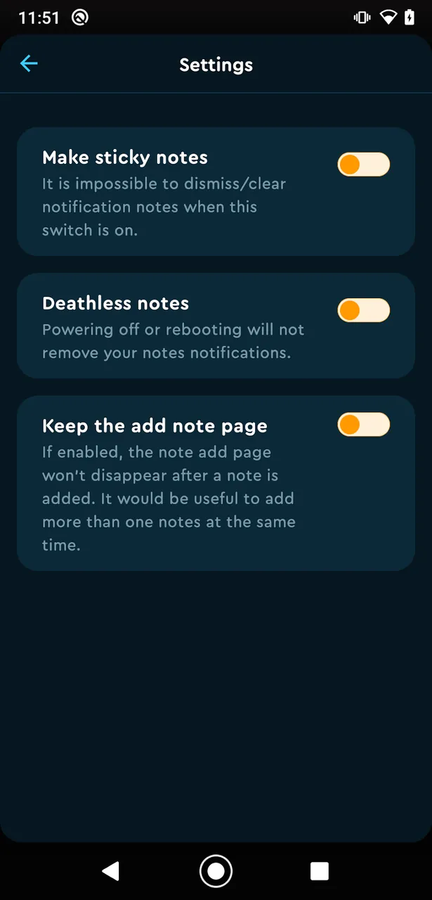 NotinX screenshot 3