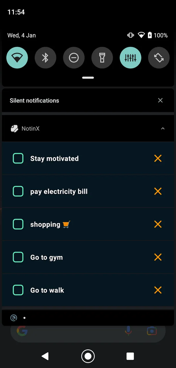 NotinX screenshot 4