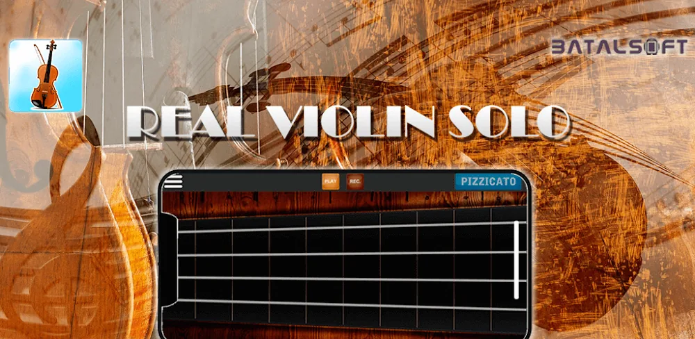 Real Violin Solo app screenshot 1