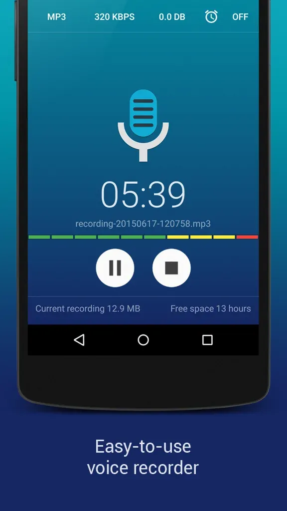 Hi-Q MP3 Voice Recorder (Pro) screenshot 2