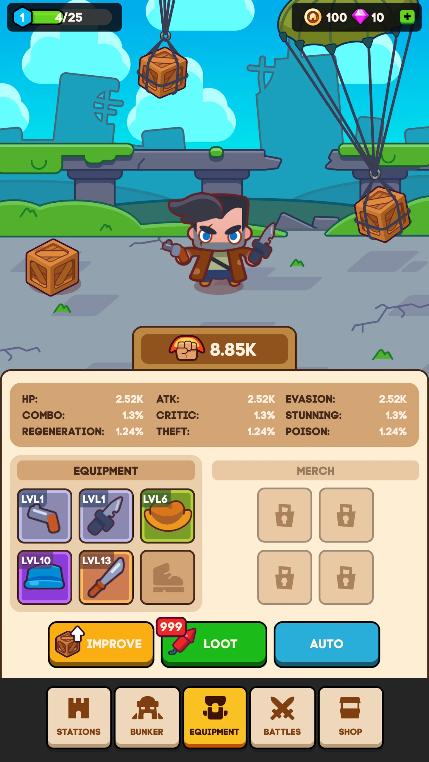 Idle Shelter: Merge to Survive screenshot 5