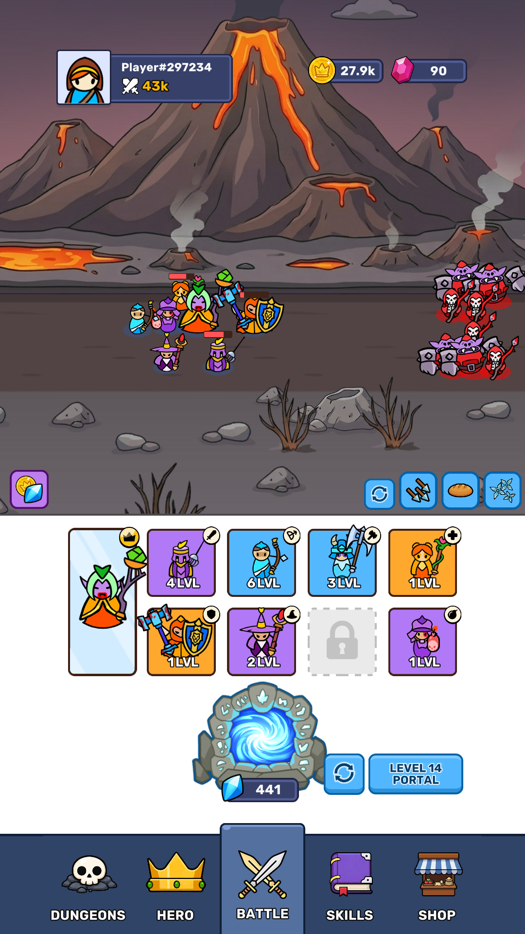 Portal of Heroes: Idle RPG screenshot 5