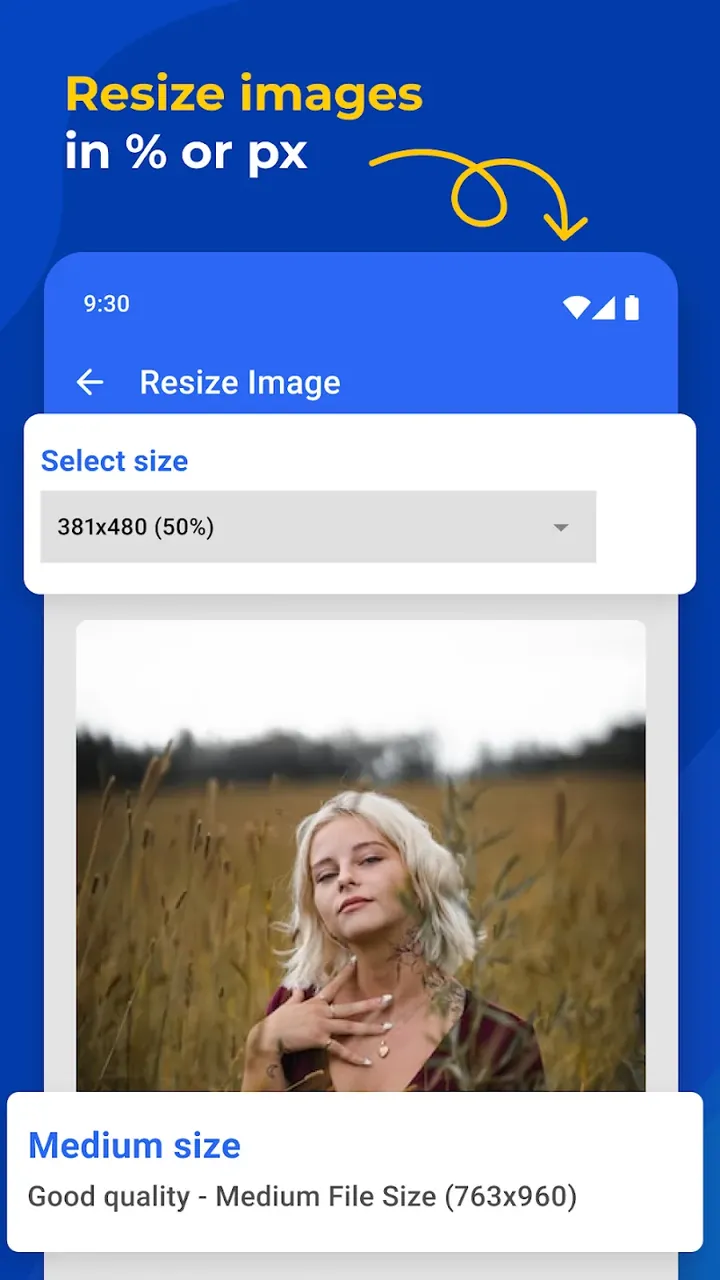 Reduce Photo Size - Downsize screenshot 6