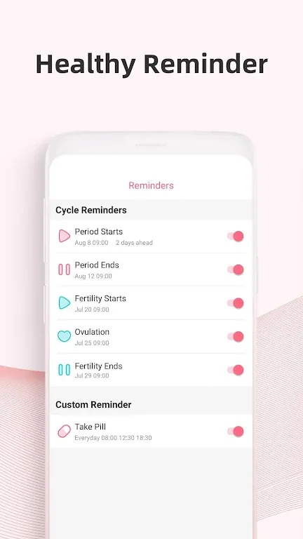 PinkBird Period Tracker screenshot 5