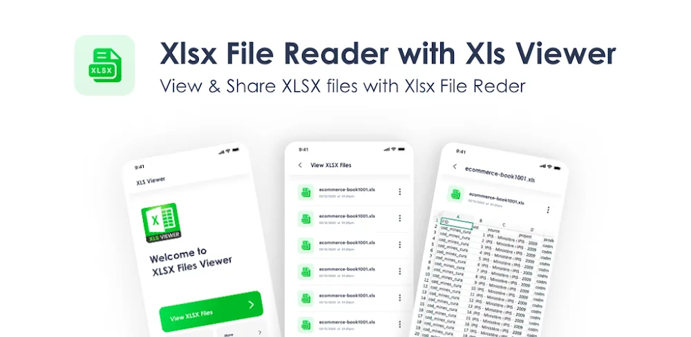 XLS Viewer screenshot 1