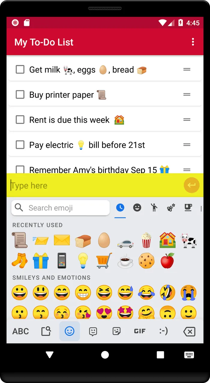 Simple To Do List screenshot 4
