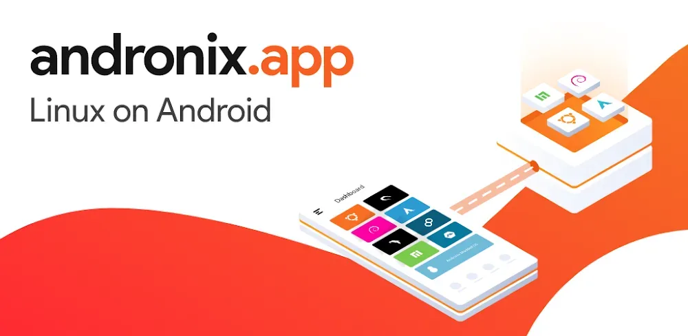Andronix - Linux on Android interface view