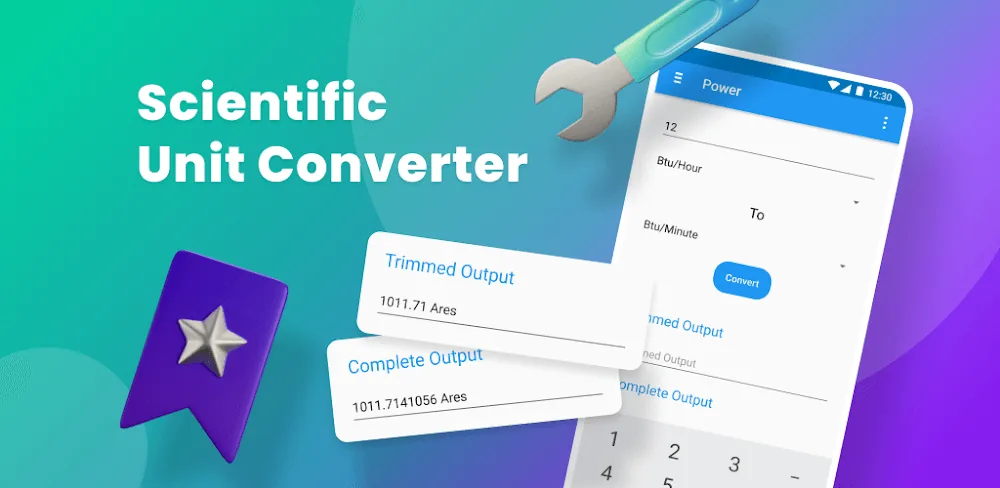 Scientific Unit Converter screenshot 1