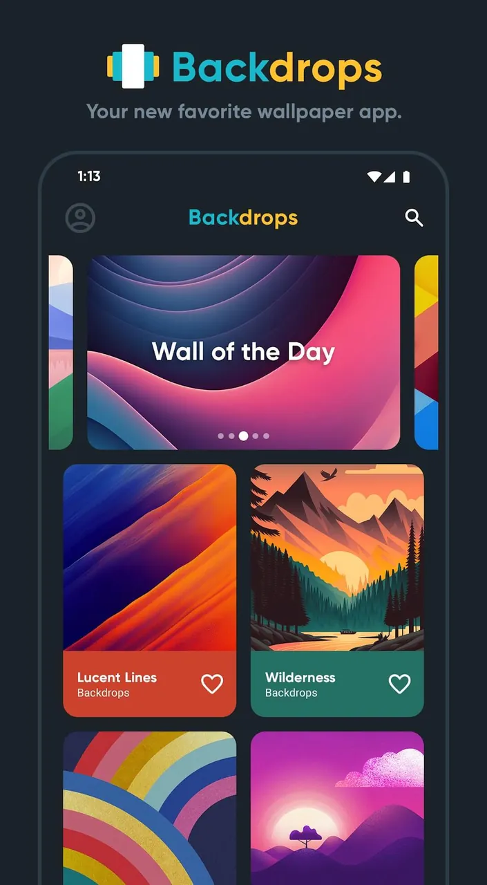 Backdrops Wallpapers screenshot 2