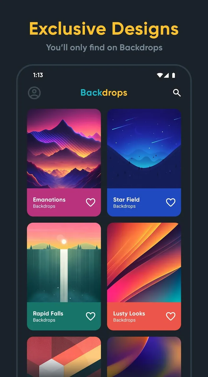 Backdrops Wallpapers in-game screen 7