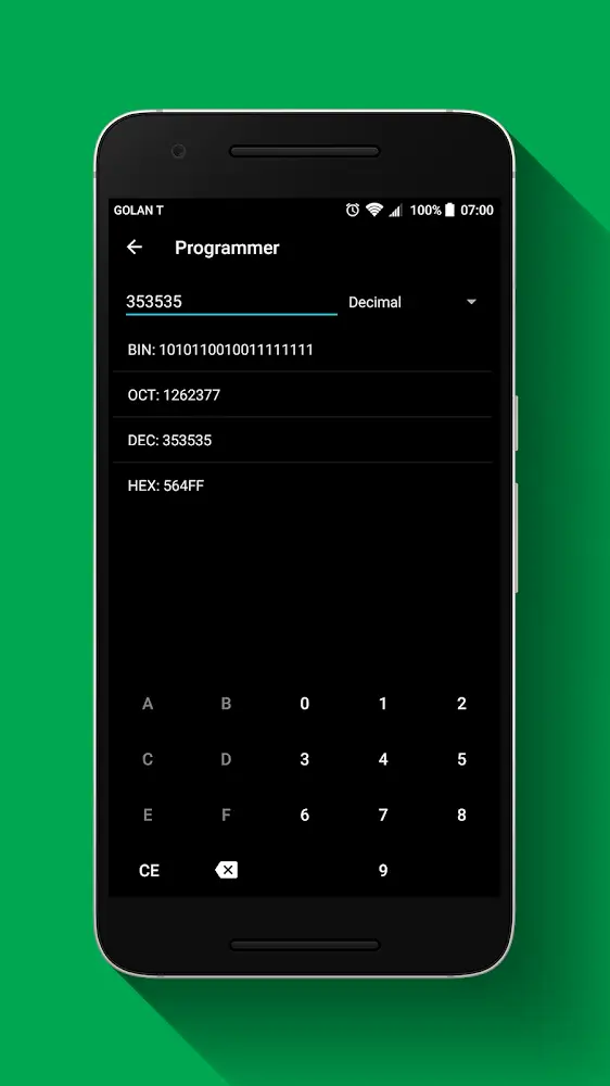 unitMeasure search and history screen