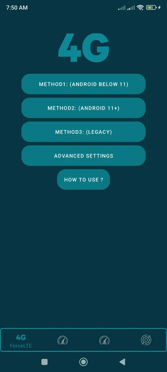 Force LTE Only (4G/5G) screenshot 2