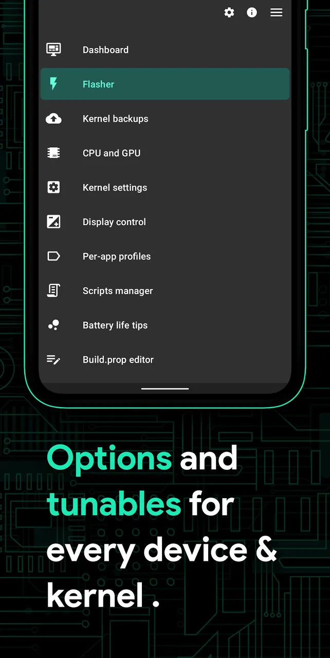Franco Kernel Manager screenshot 4