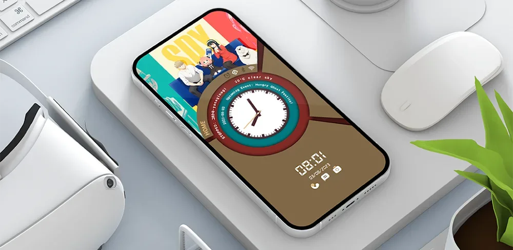 Time UI for KLWP screenshot 1