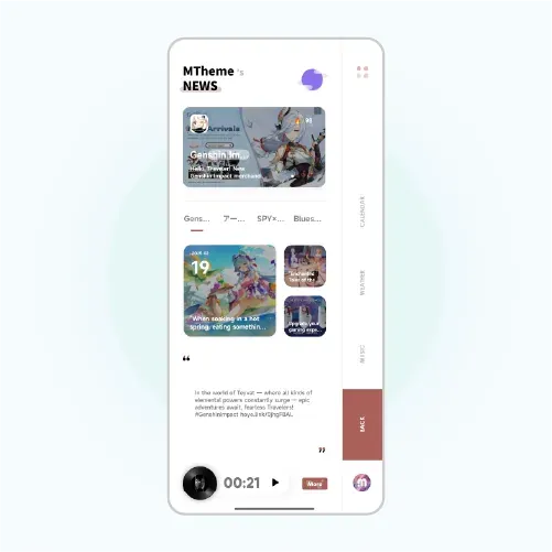 iMagine UI for KLWP screenshot 6