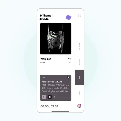 iMagine UI for KLWP screenshot 4