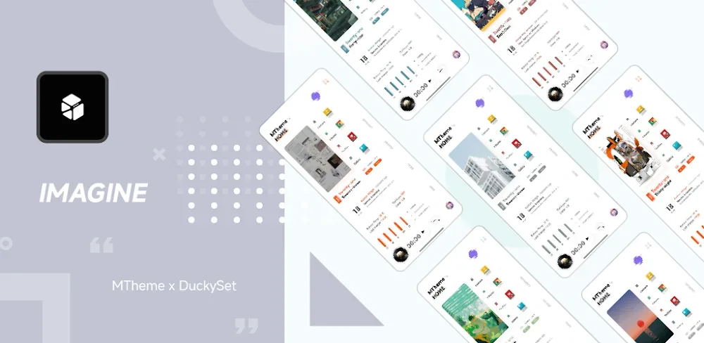 iMagine UI for KLWP screenshot 1