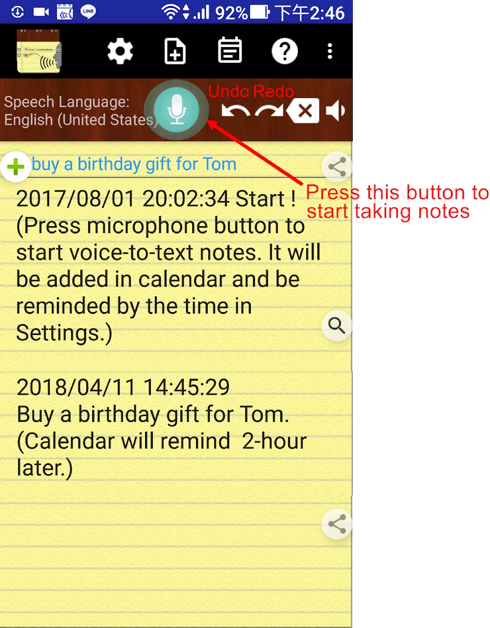 Voice Notes screenshot 2