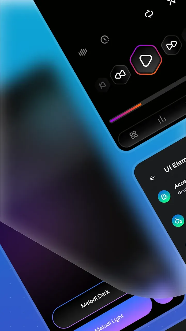 Melodi - Poweramp Skin screenshot 6