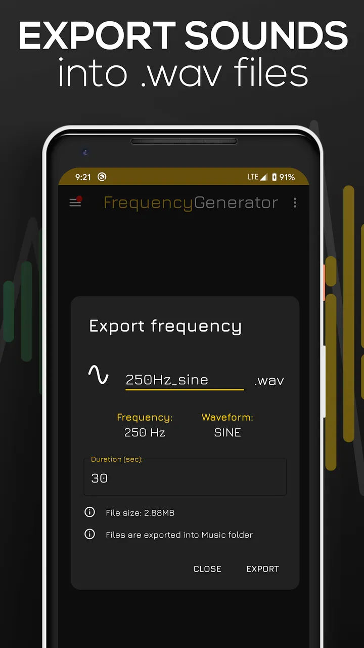Frequency Sound Generator screenshot 5