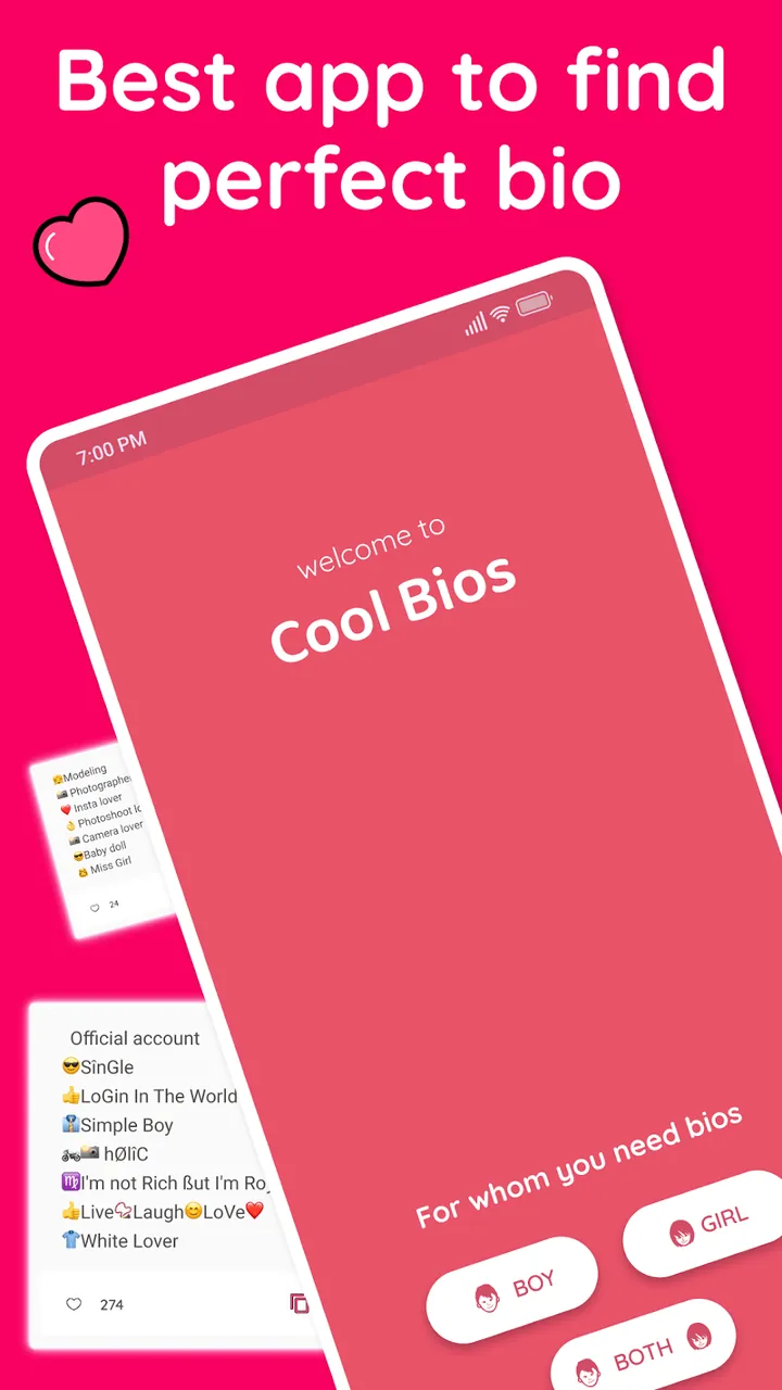 Cool Bio Quotes Ideas screenshot 3