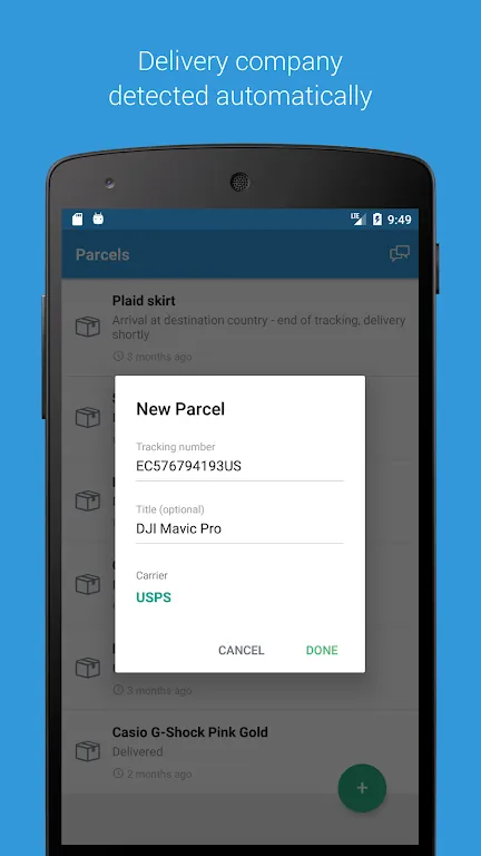 Parcels screenshot 4